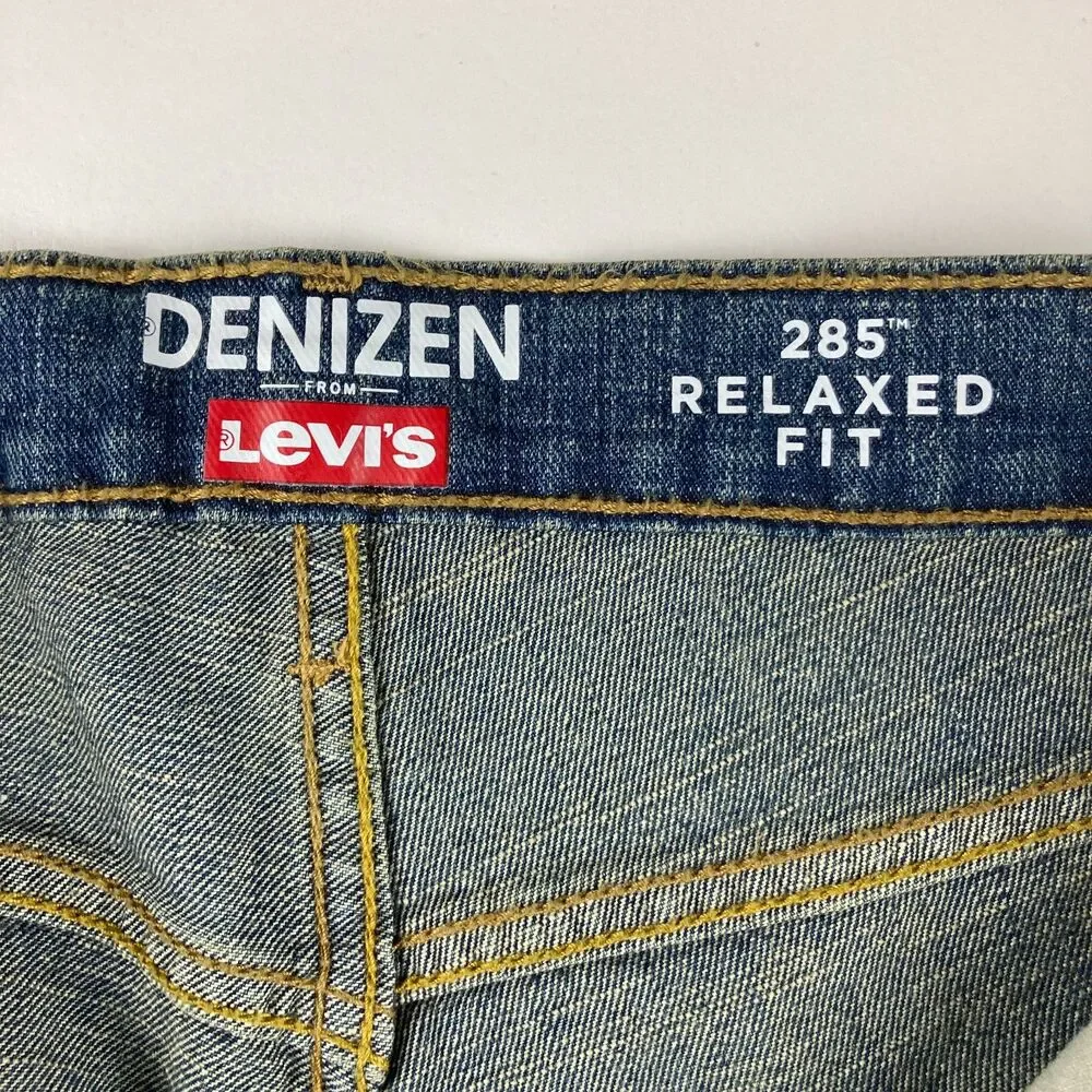 Denizen From Levi's 285 Relaxed Fit Jeans Men's 30x30 Blue Straight Denim